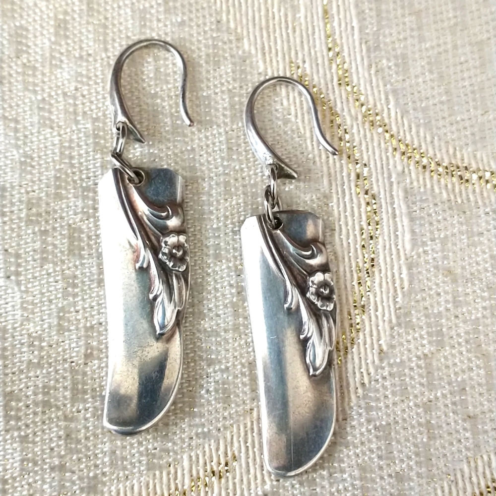 Vintage Silverware Earrings